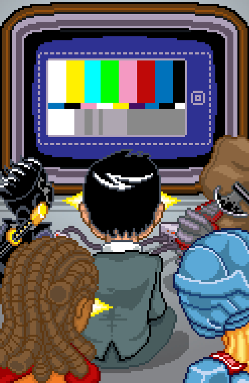 Illustration for article titled Modern-Day Superhero Comics Done Up as Your Favorite Retro Games